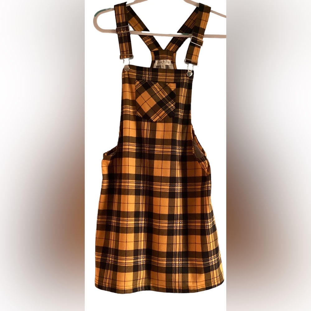 Jolie & Joy by FCI Plaid Ponte Skitall size M Girls